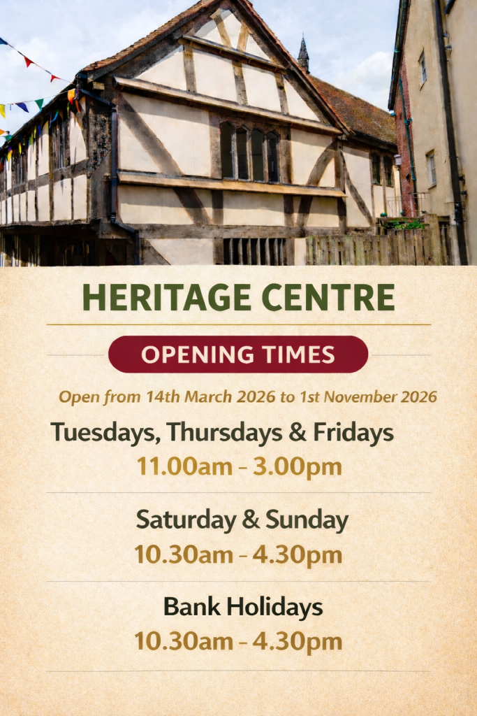 Opening times for 2026 - poster format